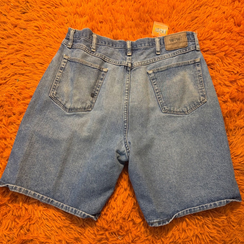 Wrangler Originals Mens Relaxed Fit Denim Jean Shorts Blue 606T3MS Size 38